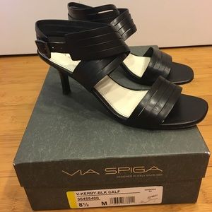 Via Spiga Sandals/Heels - almost new, size 8.5